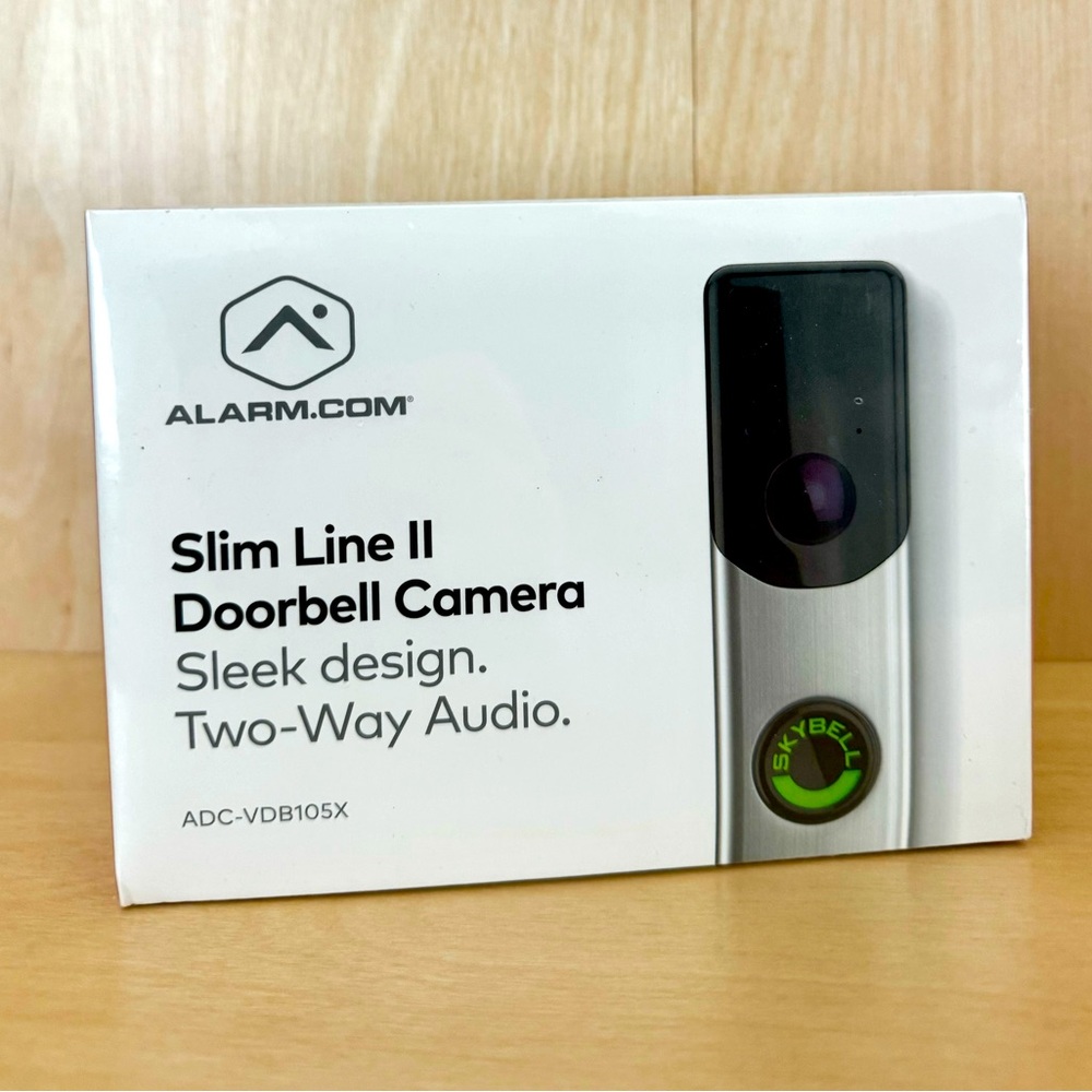 NWT - Alarm.com Skybell Slim Line 2 Doorbell Camera